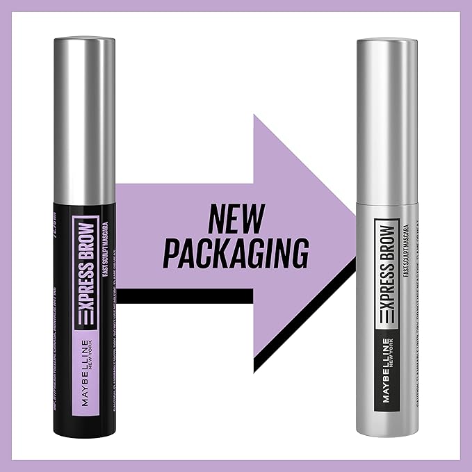 Maybelline Brow Fast Sculpt, Shapes Eyebrows, Eyebrow Mascara Makeup, Clear, 0.09 Fl. Oz. (Pack of 2)