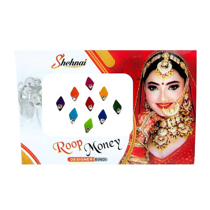 Traditional Bindi Indian Premium Bindi Indian Daily Use Forehead Bindi Round Dot Tattoo Body Art Sticker (Multicolor)