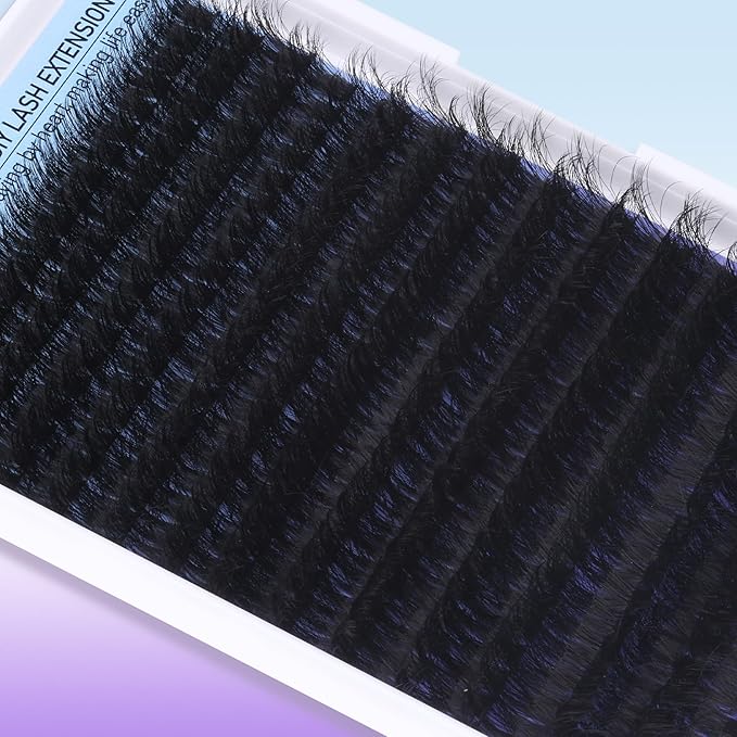 Geeneiya 14-24mm Lash Extension Kit Long Cluster Lashes Volume D Curvature Eyelash Extension Kit Wispy Individual Lashes with Lash Bond and Seal Glue, Lash Tweezers for Beginners (100D, 280Pcs)
