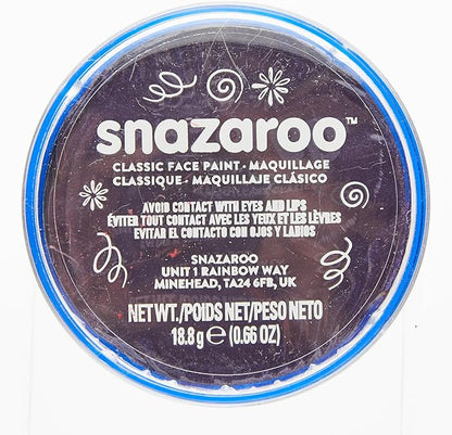 Snazaroo Classic Face and Body Paint, 18.8g (0.66-oz) Pot, Purple
