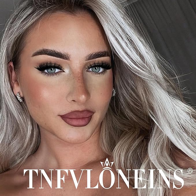 Natural False Eyelashes Cat Eye Lashes Mink Lashes Pack Wispy Fake Eyelashes 14 Pairs Strip False Lashes Multipack by TNFVLONEINS