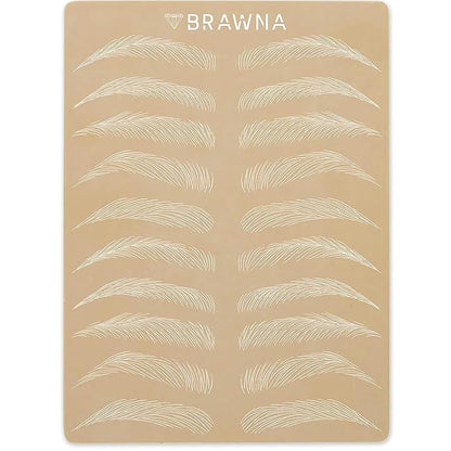 6 pcs Microblading Practice Skin - Inkless Double Sided Practice Skin For Eyebrow Tattoos - Fake Skin Sheets - Microblading Supplies - Microshading Kit - PMU Supply