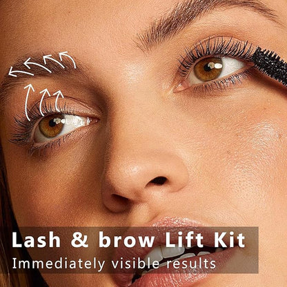 Lash Lift Kit - Professional Eyelash Lift & Perm Kit for Salon-Quality Curls, Long-Lasting Lash Lift & Perm at Home, Gentle DIY Lash Kit with Lash Perm Solutions