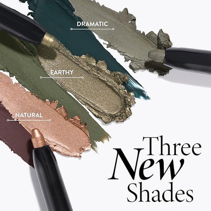 LAURA GELLER NEW YORK Swipe-n-Line Dual-Ended Eyeshadow + Eyeliner - Natural (Toasted-Brown/Rich Chestnut) - Cream Eyeshadow & Smooth Glide Eyeliner - Waterproof & Crease-free Color