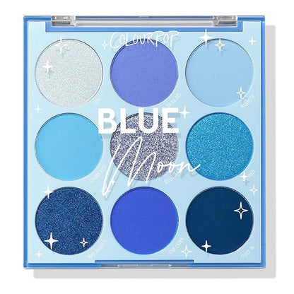 Colourpop Eyes Bundle - Blue - Includes Blue Moon Shadow Palette, Moon Daisy Super Shock Shadow & Outer Space BFF Creme Gel Liner (3 Count)