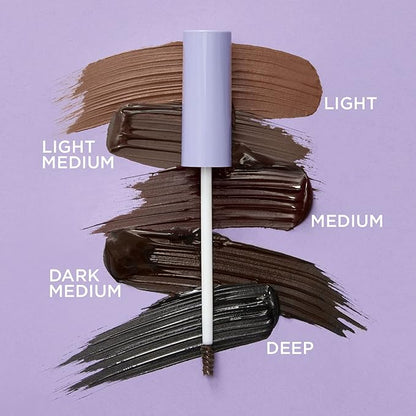 Pacifica Brow Gel (Medium Brown) – Dream Big Brushed Up Brows, Volumizing Tinted Brow Mascara for All-Day Hold, Vegan & Cruelty-Free