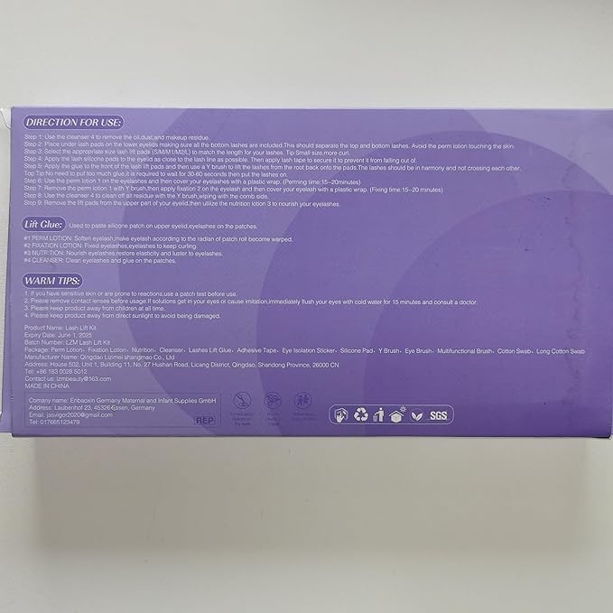 Lash Lift Kit Perm Kit - LZM Eye Lash Lifting Kit, Brow Lamination Kit, Easy to Apply and Long Lasting Finish Eyebrow & Eyelash Lamination, Suitable for Salon & at Home