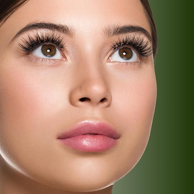 Organic Castor Oil Eyelash Growth Serum For Eyelashes and Eyebrows with Mascara Tube Filled with Premium Cold Pressed, Hexane Free Castor Oil