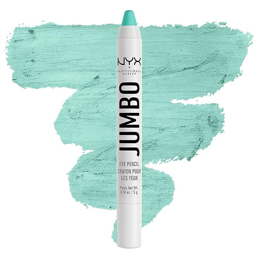NYX PROFESSIONAL MAKEUP Jumbo Eye Pencil, Blendable Eyeshadow Stick & Eyeliner Pencil - Macaroon (Mint)