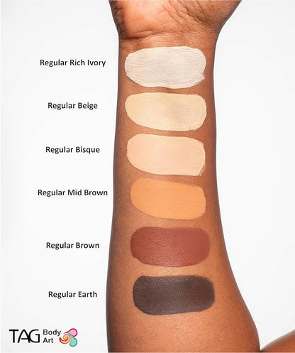 TAG Face & Body Paint - Skin Tone Palette 6 x 10g