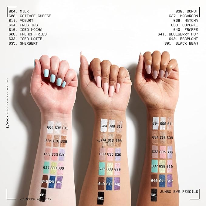 NYX PROFESSIONAL MAKEUP Jumbo Eye Pencil, Blendable Eyeshadow Stick & Eyeliner Pencil - Macaroon (Mint)