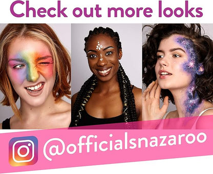 Snazaroo Sparkle Face and Body Paint, 18.8g (0.66-oz) Pot, Sparkle Blue
