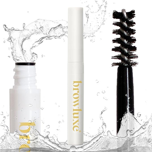Longwear Eyebrow Gel, Volumizing Brow Gel, Precise Spoolie Applicator Brush For Flawless Make up, Clear Brow Gel For Eyebrow Kit & Makeup Kit, Long Lasting, Waterproof, Vegan, Cruelty-Free