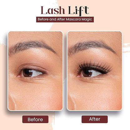 Eyelash Mascara Long Lasting For Long Lashes Mascara Waterproof Washable Curling Volumizing Lengthening Cruelty Free Black