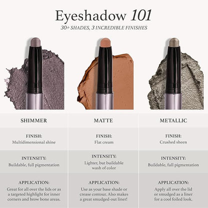 Julep Eyeshadow 101 Cream-to-Powder Waterproof Shadow Stick – Taupe Shimmer – Long-Lasting, Crease-Proof, Soft Grey Shimmer Eyeshadow with Built-in Smudger