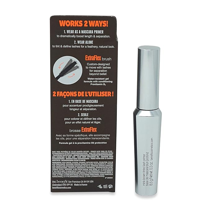 Benefit They're Real Tinted Lash Primer, Mink Brown, 0.3 Fl Oz