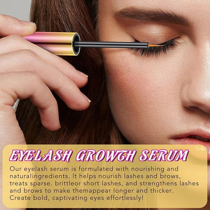 Lash Serum,5ML Lash Serum for Eyelash Growth, Premium Eyelash Growth Serum for Longer, Fuller, and Thicker Lashes, Boost Lash Growth Serum: Unleash the Power of Nature for Mesmerizing Lashes