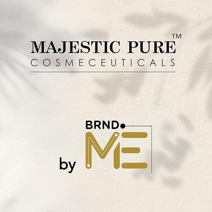 Majestic Pure Castor Oil Eyelash Serum - with Apple & Argan Stem Cells - Eyelash Growth Serum for longer thicker Eyelashes, Eyebrows & Hair - Free Set of Mascara Brush & Eyeliner Applicator - 1 fl oz