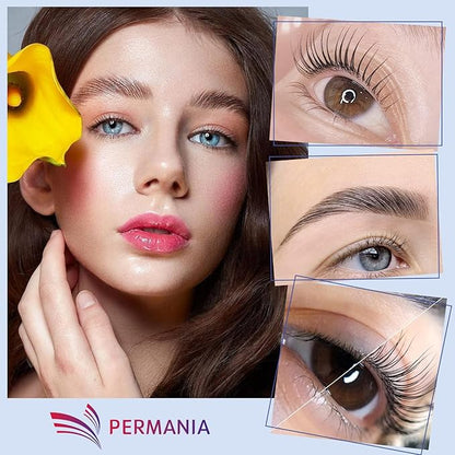 PERMANIA Lash Lift Kit,Separate Steps Products for Salon or at Home, Steps 10 Sachets of 0.8 g/0.03 oz Each Prep (STEP#2)