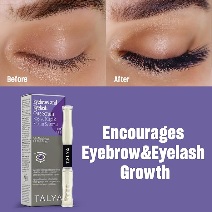 Eyebrow and Eyelash Care Serum Eyelash and Eyebrow Enhancing Serum,Natural Oil blend, Promotes Appearance of Longer, Thicker Eyebrows Eyelashes, special package