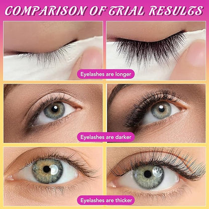 Eyelash Growth Serum, Advanced Lash Enhancing Serum For Fuller, Longer-Looking Lashes, Natural Eyelash Serum Enhancer Rapid Lash Growth, Nourish Damaged Lashes, For Best Result Use 4-5 weeks