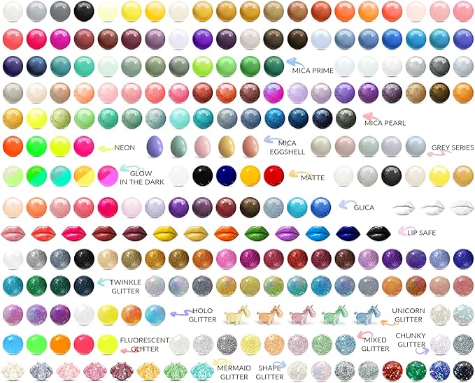 MARBLERS Holographic Glitter [Holo Juicy Pop] 0.18oz (5g) | Fine | Non-Toxic, Vegan, Cruelty-Free | Eyeshadow, Body Butter, Nail Polish, Nail Art | Party, Body, Face, Hair Makeup