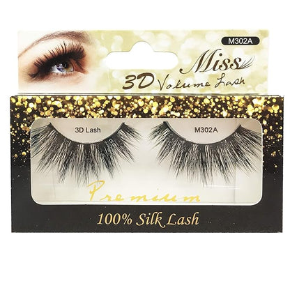 [4 PACKS] Miss Lashes 3D Volume Tapered False Eyelash Extension