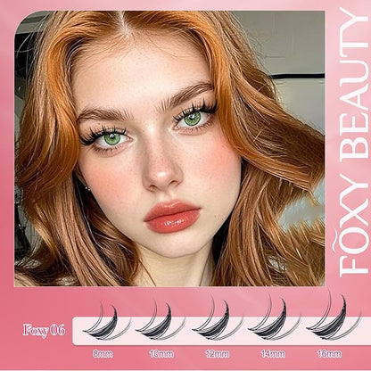 Lash Clusters - Lash Clusters Kit Mix Manga Lases 432pcs Eyelash Clusters Spiky Lases Clusters DIY at Home No Glue Included