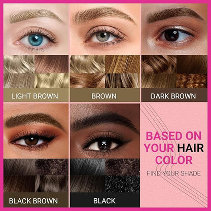 iMethod Microblading Eyebrow Pen - Eyebrow Pencil Magical 2-in-1 Dual-Ended Eye Brow Pencils for Women with 4-Fork-Tip & Precise Brush-Tip Create Natural Hair-Like Brows, Last All-Day, Grey