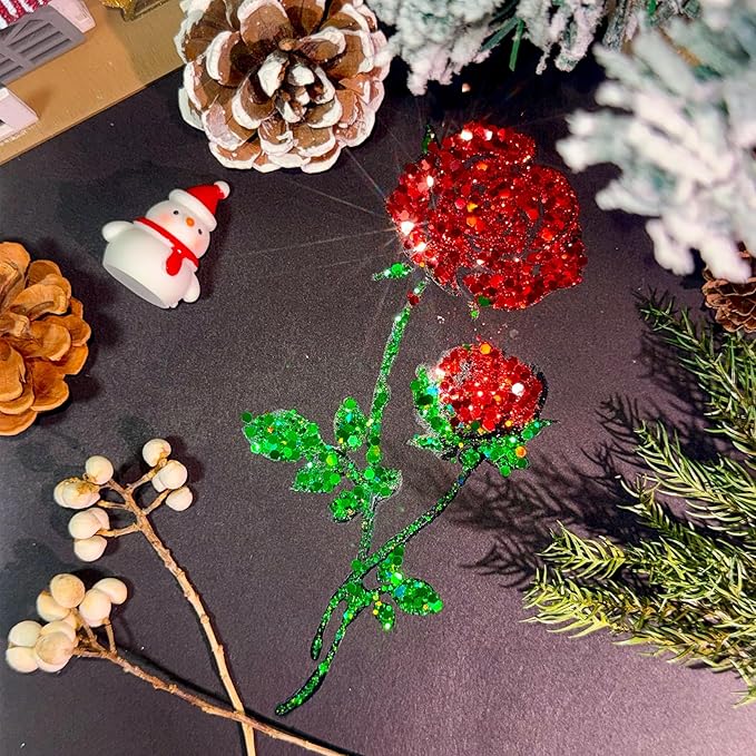 GlimmerLife Red Glitter 150G/5.29OZ, Holographic Chunky Glitter, Craft Glitter for Resin, Metallic Iridescent Glitter, Glitter for Nail, Body, Face, Hair, Christmas Glitter, Halloween Decorations