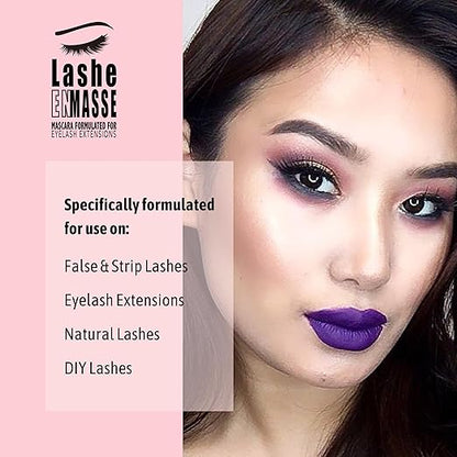 GladGirl Lash Lock Latex-Free Lash Glue and Lashe EnMasse Mascara for DIY False Lashes