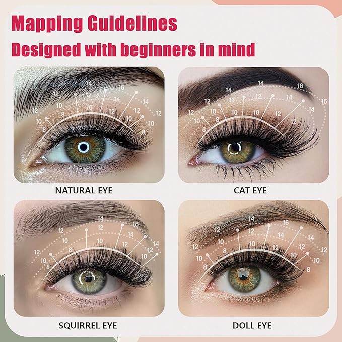 Lash Clusters 600PCS Lashes - Wispy Lash Clusters 10D 20D 30D+40D50D60D Individual Lashes Clusters D Curl Lash Extension 8-16MM Eyelash Clusters DIY Cluster Eyelash Extensions for Beginners Eyelashes
