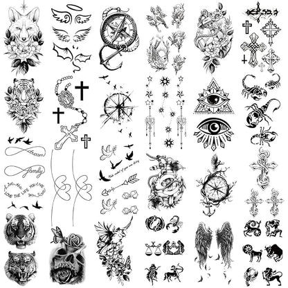 4 Sheets Kids Tattoos and 36 Sheets Adults Tattoo