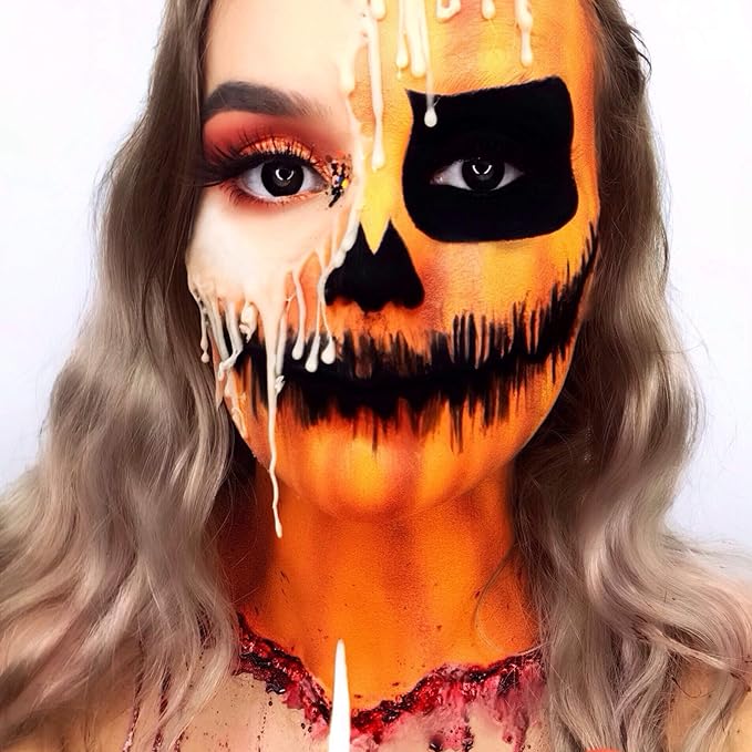Halloween Face Paint Body Paint by Moon Terror - Blood Red - SFX Make up, Special Effects Make up - 0.40fl oz