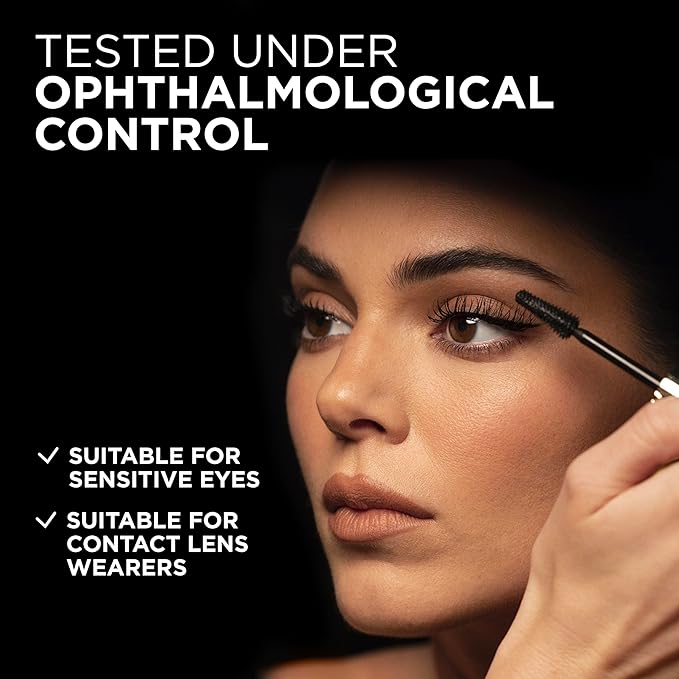 L'Oreal Paris Voluminous Panorama Mascara,Volumizing and Lengthening Mascara,Washable Longwear and Smudge Resistant Make Up,Black Brown,0.33 Fl Oz
