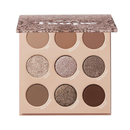 Colourpop Eyes Bundle - Neutrals - Metallic & Matte - Includes Shadow Palette, Super Shock Shadow & Creme Gel Liner (3 count)