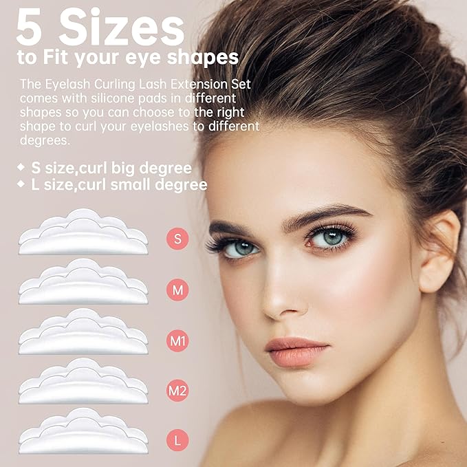 Lash Lift Kit and Eyebrow Lamination Kit,Instant Eyelash Curling Lash Extension Set,Semi-Permanent Eyelash Curling Perming,Suitable for Beginner,Professional,DIY Home or Salon