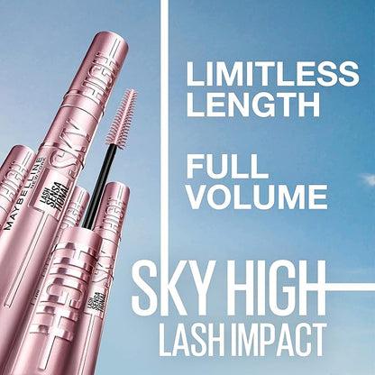 Maybelline Lash Sensational Sky High Washable Mascara Makeup, Volumizing, Lengthening, Defining & Instant Age Rewind Eraser Dark Circles Treatment Multi-Use Concealer, 110, 1 Count