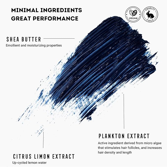 Buy a black mascara and get a blue one FREE! Clean formulation that is 95% ingredients of natural origin. Volumizes and lengthens