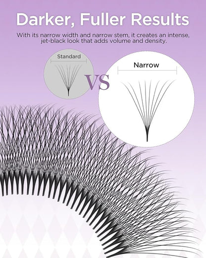 BEYELIAN Premade Lash Fans, 320 Fans Pre Made Fans Volume Lash Extensions 3D 6D 8D 10D 12D 20D 0.07 C/D Curl Save Time Eyelash Extensions for Professional Salon, 8-15mm MIX Easy to Use (8D-0.07-D)