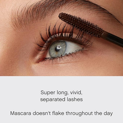 Vivienne Sabó Cabaret Premiere Brown Mascara, Volume and Length, Defining, Curling, No Flaking, No Clumping, Smudge Proof, Washable, Cruelty-Free, Made in Europe, (05 Brown), 0.3 Fl Oz, 1 Pack