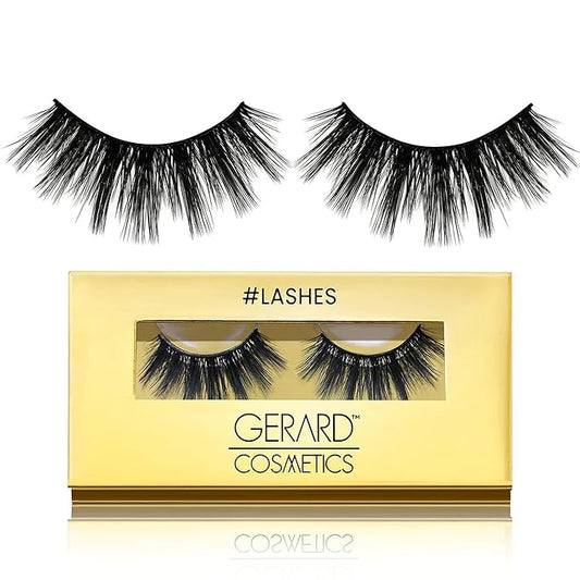 Gerard Cosmetics #Kiki #Lashes, High Volume Flirty Lashes, Reusable, Curled False Lashes For Glasses Wearers, Cruelty Free & Vegan (1 Pair)