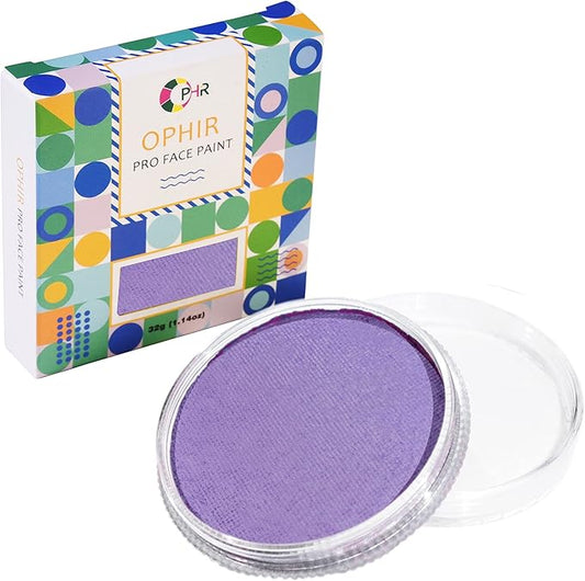 OPHIR Face Painting-30g Face Paint Body Paint Kit Basic Color Pigments for Halloween Stage Makeup Adults & Children Kids, Water Base, Easy to Clean (violet)