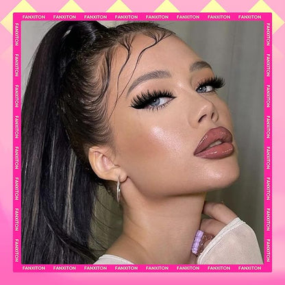 D Lash Clusters Kit Thick Lash Extension Kit Volume Lash Clusters 80D+100D+120D Eyelash Clusters Kit 10-18mm Individual Lashes with Bond and Seal by FANXITON