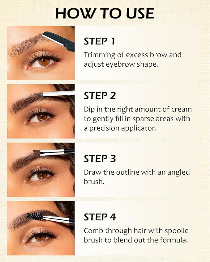 Waterproof Tinted Brow Gel- Blonde Tinted Thickening Eyebrow Gel, Brow Fast Sculpt Volumizing Eyebrow Glue, Long-Lasting Transfer-Proof Eyebrow Mascara Makeup, with Brow Razor & Brush (0.106 Oz)-03#
