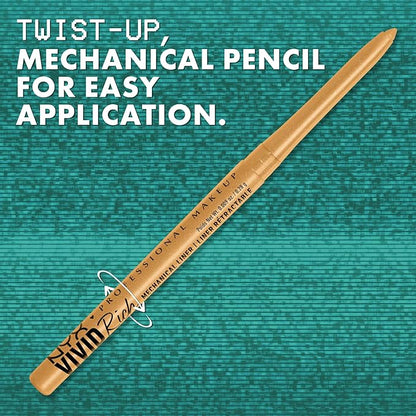 NYX PROFESSIONAL MAKEUP Mechanical Eye Pencil, Vivid Rich Mechanical, Creamy Retractable Eyeliner - Under the Moonstone, Slate Grey Eyeliner