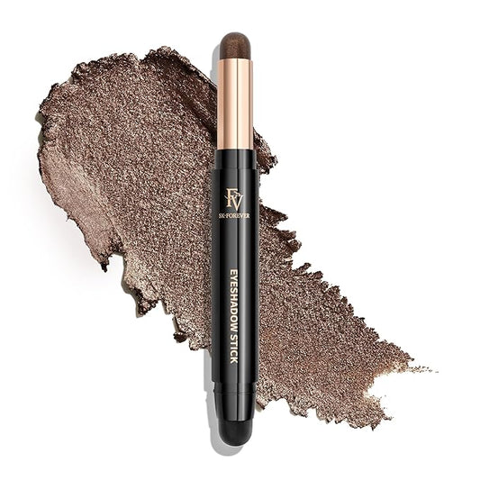 FV Cream Shimmer Eyeshadow Stick，Long Lasting & Waterproof, Multi-Use & High Pigment Eyeshadow Makeup Stick, Golden Shimmer
