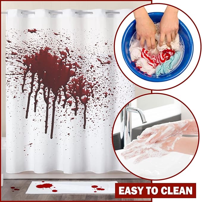 CAHIUYOA Fake Blood Makeup Spray,Fake Blood Special Effects Makeup,Halloween SFX Makeup,Blood Splatter for Zombie Monster Vampire Clown Cosplay Makeup 2.1Oz(60ml)
