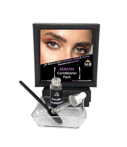 Eyelash Brow KERATIN Conditioner Serum for LAMINATION Perm/Lift/Tint/Wax AFTERCARE & Growth (1-5ml & Free Brush)