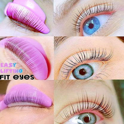 Eyelash Lift and Eyebrow Lamination 2 in 1 Kit Easy DIY 5 Minutes Curl Eyelash Lift Long-Lasting a Month Professional Make Lash and Brow More Volume 6 Weeks
